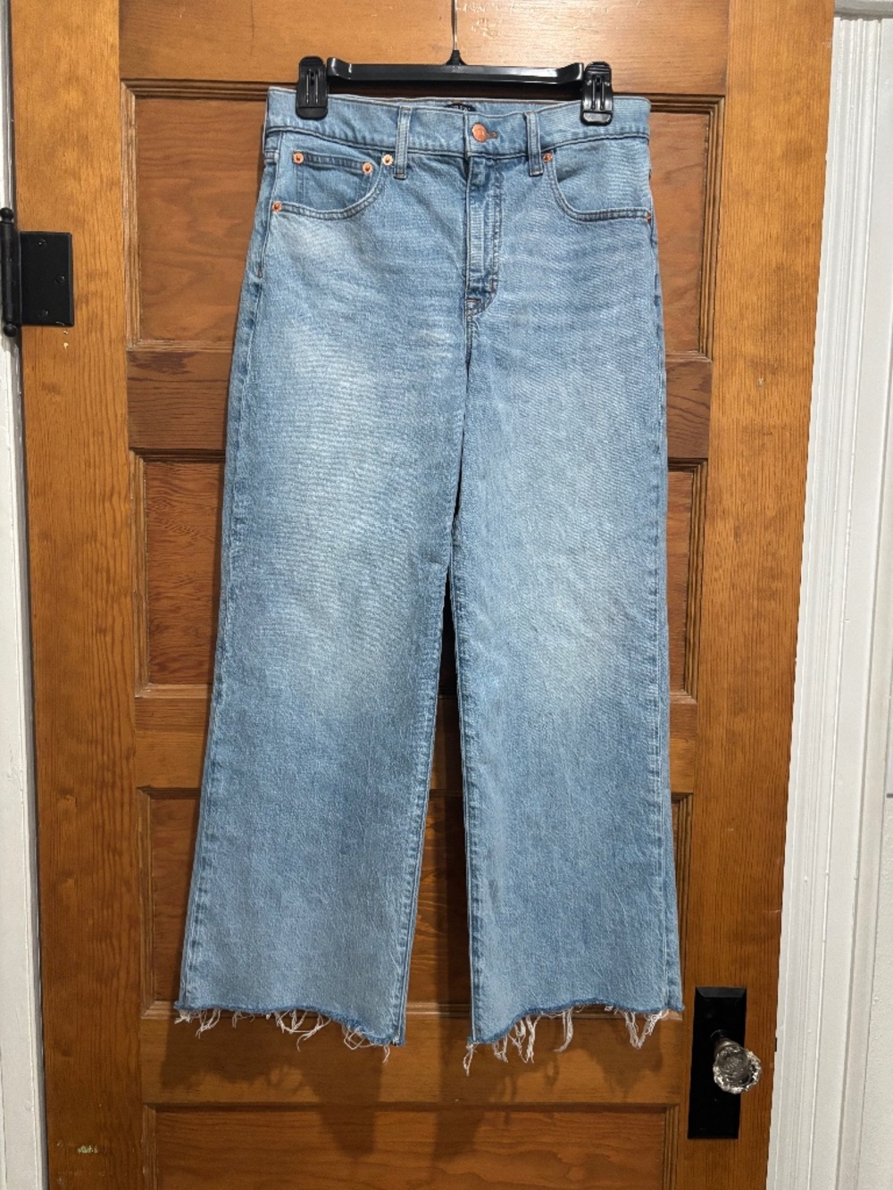 J CREW WIDE LEG CROP JEAN